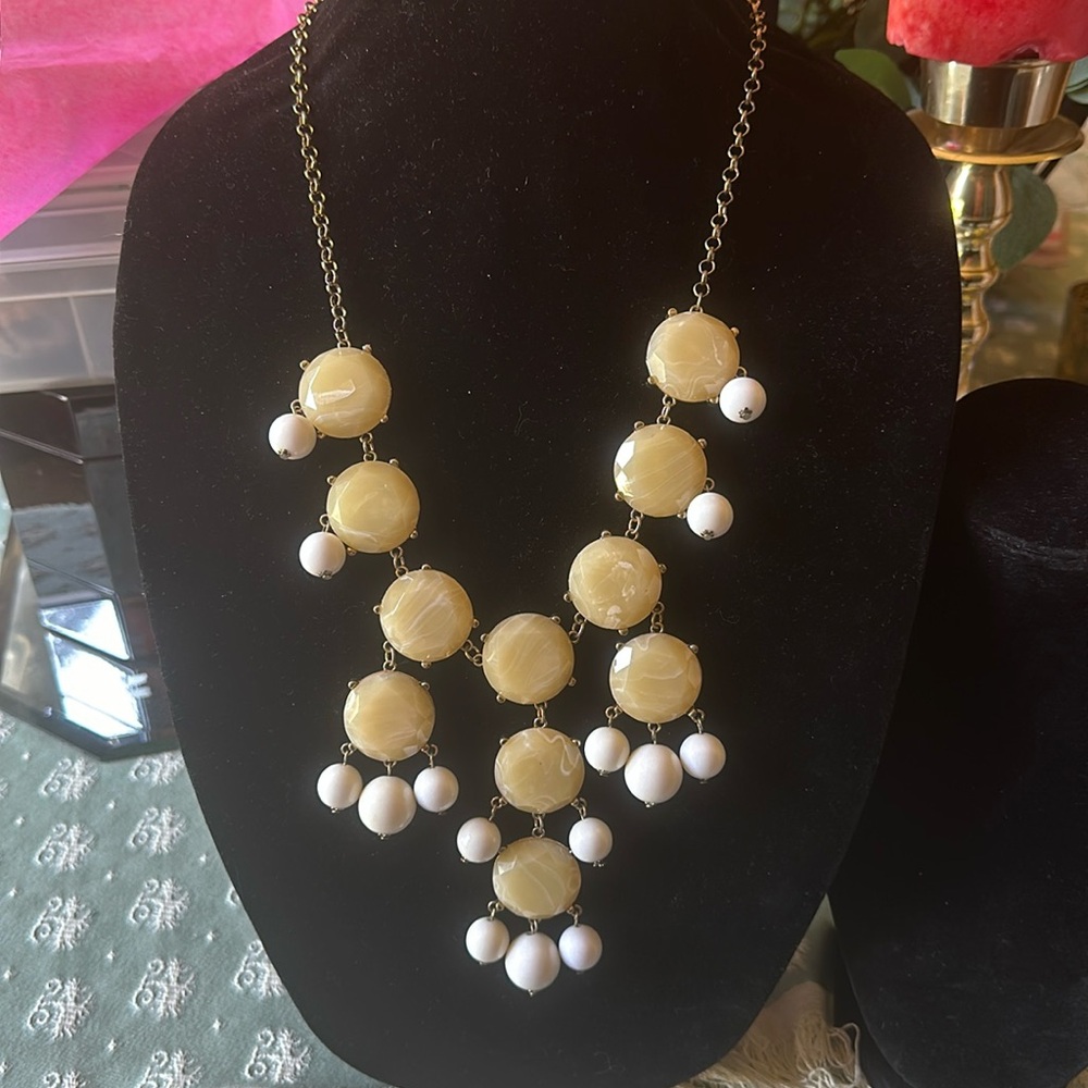 32” Long Bubble Layered Statement Stone Fashion J… - image 2